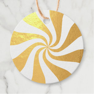 Candy Peppermint Swirl Favour Tags