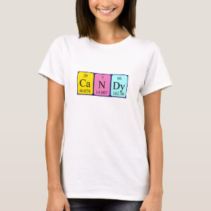 Candy periodic table name shirt