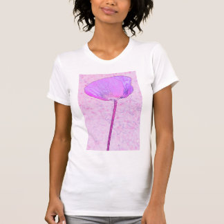 Candy pink and purple poppy T-Shirt