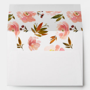 Candy Pink Floral Envelope