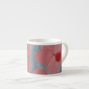Candy Pink Flowers Espresso Cup