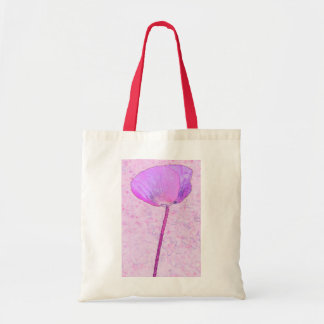 Candy pink poppy ...bag tote bag