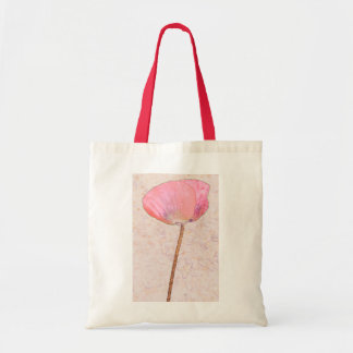 Candy pink poppy ...bag tote bag