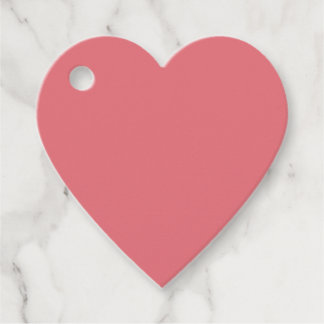 Candy pink (solid color)  favour tags