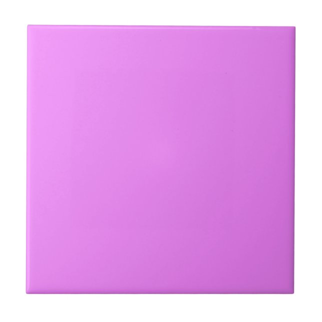 Candy Pink Solid Colour Tile (Front)