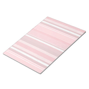 Candy Pink Stripes Notepad