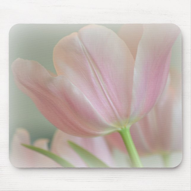 Candy Pink Tulip Mouse Mat (Front)