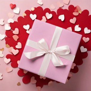 Candy Pink Wrapping Paper Roll