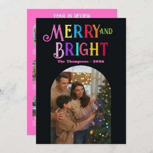 Candy Pop "Year in Review" Photos Christmas Holiday Card