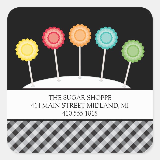 Candy Product Label Stickers (Front)