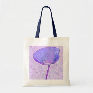 Candy purple poppy ...bag tote bag
