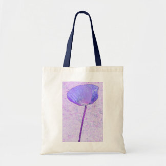 Candy purple poppy ...bag tote bag
