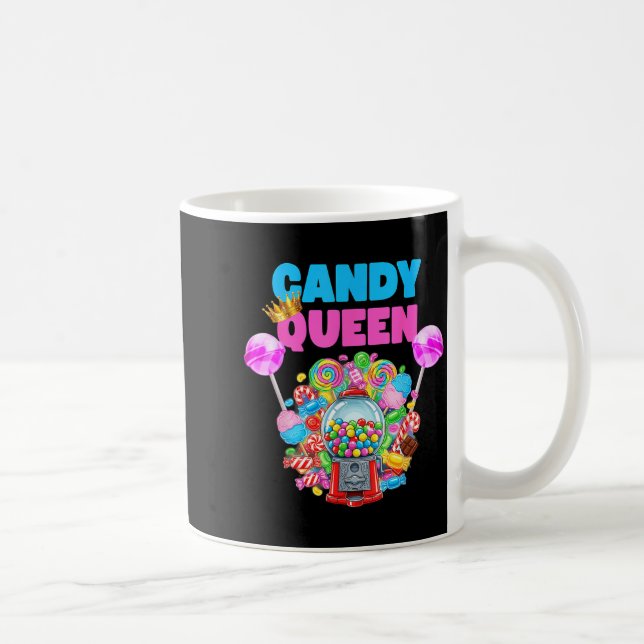 Candy Queen Shirt Funny Lollip Candy Lover Humor  Coffee Mug (Right)