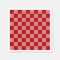 Candy Red and Candy Pink Chequerboard