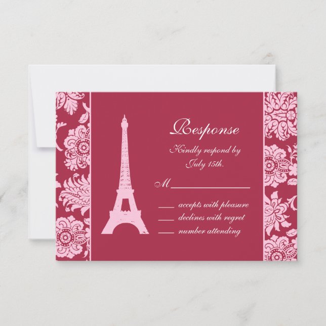 Candy Red in Paris RSVP (Front)