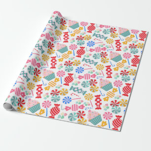 Candy Seamless Pattern Wrapping Paper 