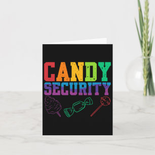 Candy Security Candyland Halloween Costume Kids Te Card