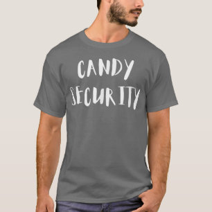 Candy Security Funny Halloween Costume 329 T-Shirt