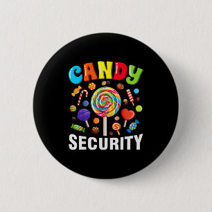 Candy Security Funny Halloween Costume 6 Cm Round Badge