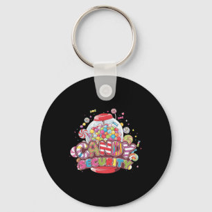 Candy Security Funny Halloween Costume Boys Girls Key Ring