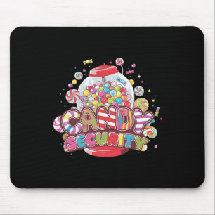 Candy Security Funny Halloween Costume Boys Girls Mouse Mat