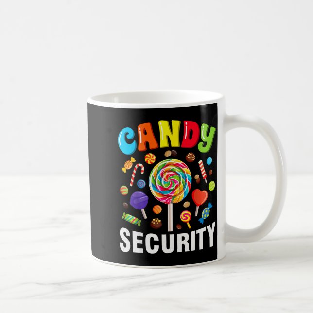 Candy Security Funny Halloween Costume  Coffee Mug (Right)