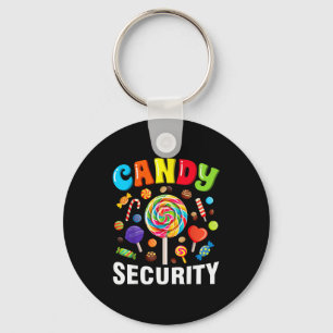 Candy Security Funny Halloween Costume  Key Ring