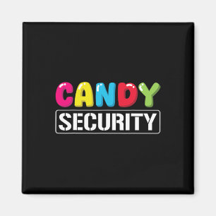 Candy Security Funny Halloween Costume Kids Boys G Magnet