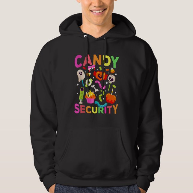 Candy Security Halloween Costume Hoodie (Front)