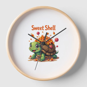 Candy Shell Turtle Clock