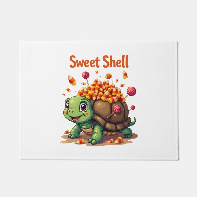 Candy Shell Turtle Doormat (Front)