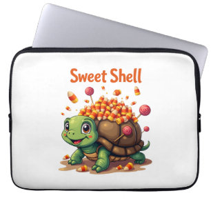 Candy Shell Turtle Laptop Sleeve