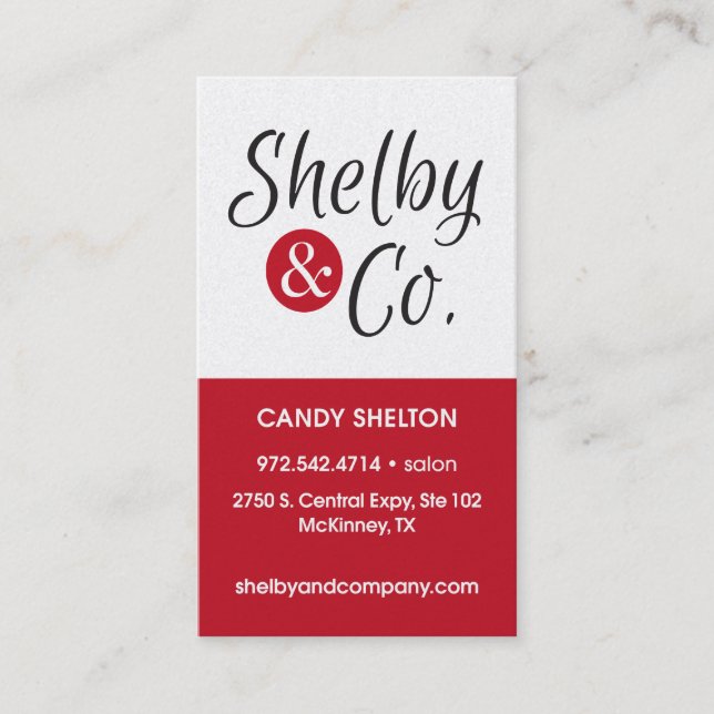 Candy Shelton Business Card (Front)