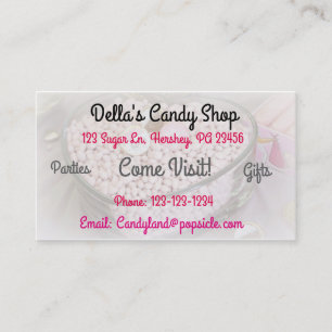 Candy Shop Business Card