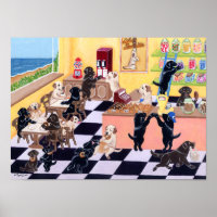 Candy Shop Labradors Artwork