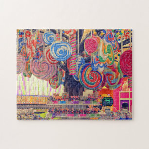 Candy Shop Lollipop Tree Sweets Jigsaw Puzzle