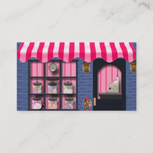 Candy Shoppe Fun Business Cards (Front)