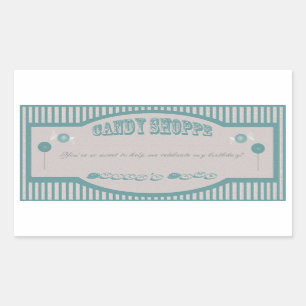 Candy Shoppe Stickers - Teal