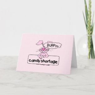 Candy Shortage Easter T-shirts and Gifts Holiday Card