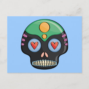 Candy Skull Postcard