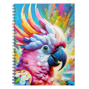 Candy-Sky Cockatoo Notebook