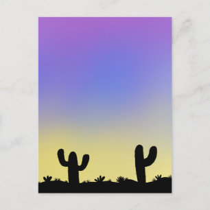 Candy Sky Desert Postcard