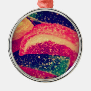 Candy Slices Food Photography by Angelandspot Metal Tree Decoration