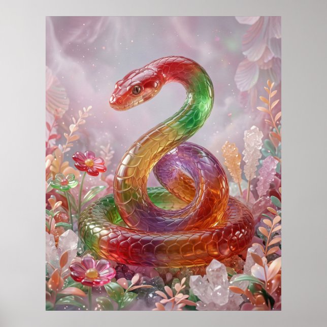 Candy Snake Crystal Coil Poster (Front)