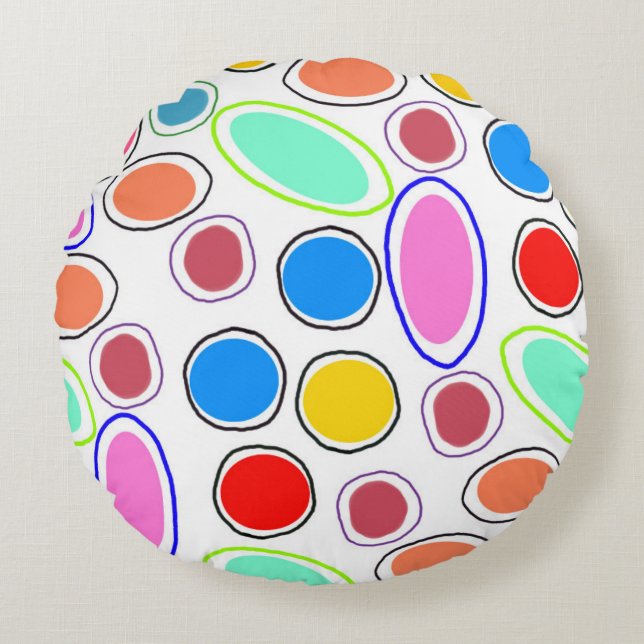 Candy Spots Round Cushion (Front)