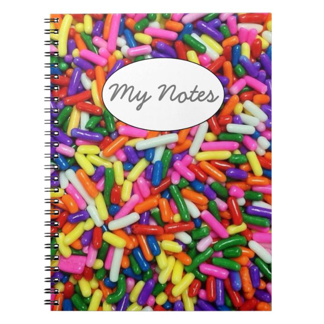 Candy Sprinkles Notebook (Front)