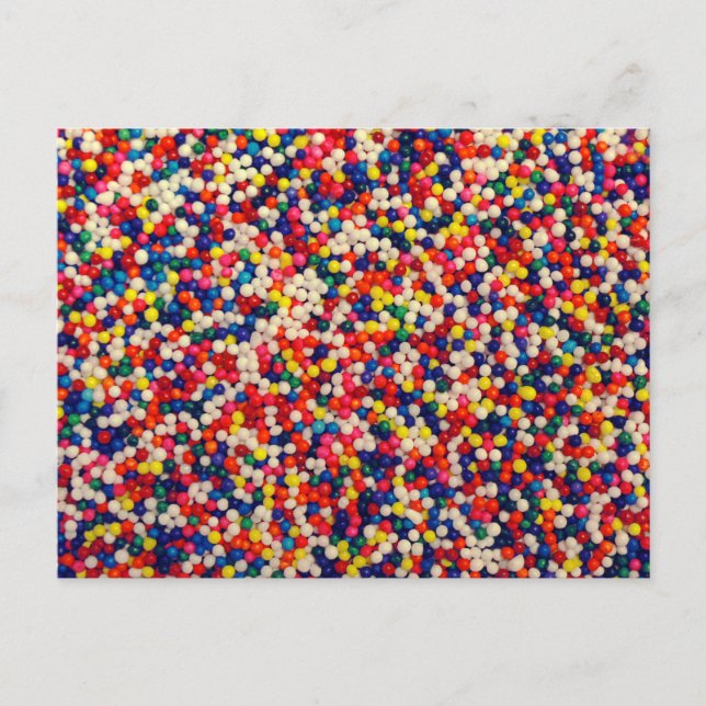 Candy Sprinkles Postcard (Front)
