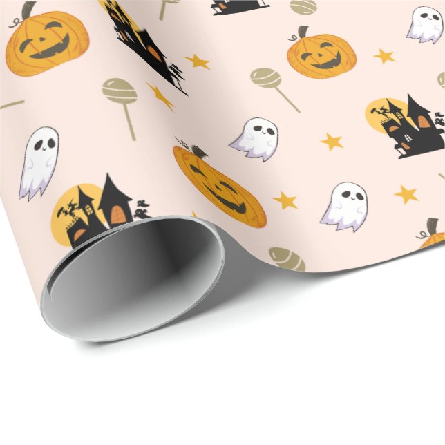 Candy Star Halloween  Wrapping Paper (Roll Corner)