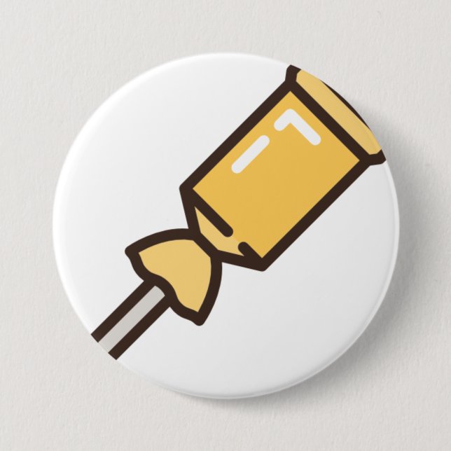 candy-stick-1 7.5 cm round badge (Front)