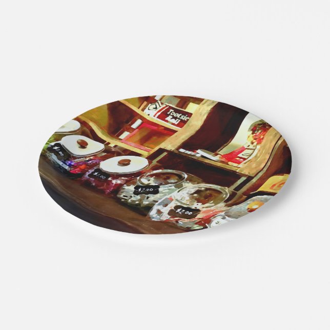 Candy Store Paper Plate (Angled)